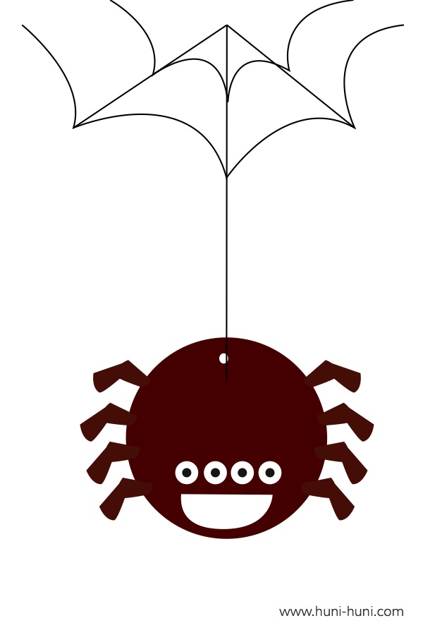 Kaka (Spider) colored flashcard clipart