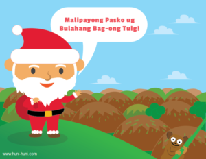 Merry Christmas in Bisaya Flashcard